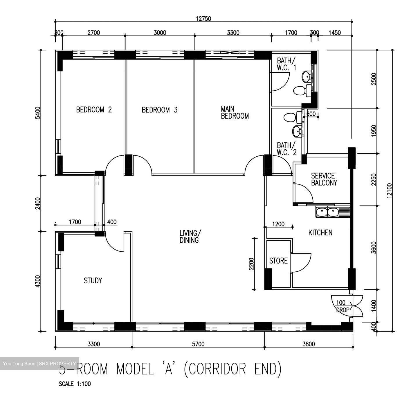 Blk 339 Tampines Street 33 (Tampines), HDB 5 Rooms #560809671